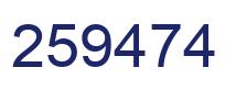 Número 259474 imagen azul