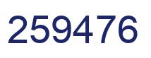 Número 259476 imagen azul