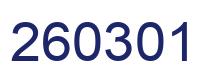 Número 260301 imagen azul