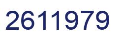 Número 2611979 imagen azul