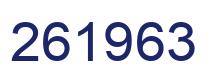 Number 261963 blue image