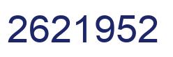 Número 2621952 imagen azul