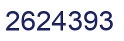 Número 2624393 imagen azul