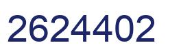 Número 2624402 imagen azul