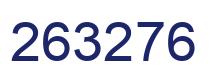 Number 263276 blue image
