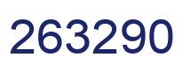 Number 263290 blue image