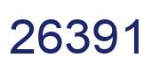 Number 26391 blue image