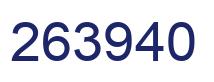 Número 263940 imagen azul