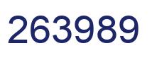 Number 263989 blue image
