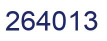 Número 264013 imagen azul