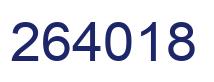 Número 264018 imagen azul