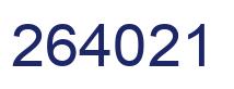 Número 264021 imagen azul