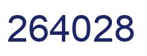 Número 264028 imagen azul