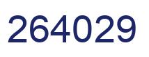 Número 264029 imagen azul
