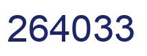 Número 264033 imagen azul
