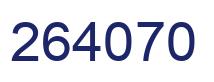 Número 264070 imagen azul