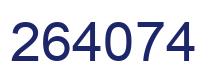 Número 264074 imagen azul