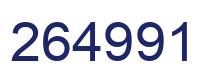 Number 264991 blue image