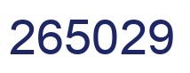 Número 265029 imagen azul