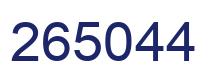 Número 265044 imagen azul