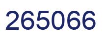 Número 265066 imagen azul