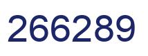 Número 266289 imagen azul