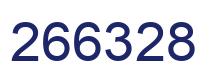 Number 266328 blue image