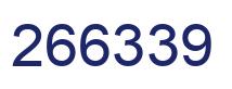 Number 266339 blue image