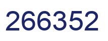 Number 266352 blue image