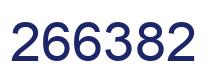Number 266382 blue image
