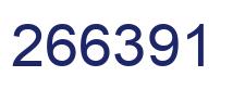 Number 266391 blue image