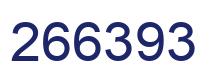 Number 266393 blue image