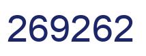 Number 269262 blue image
