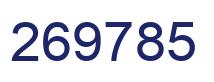 Número 269785 imagen azul