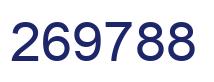 Número 269788 imagen azul