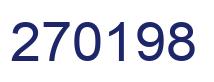 Número 270198 imagen azul