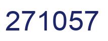 Number 271057 blue image