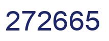 Number 272665 blue image