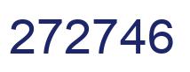 Number 272746 blue image