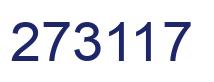 Number 273117 blue image