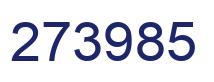 Number 273985 blue image