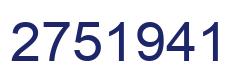 Número 2751941 imagen azul
