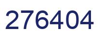 Número 276404 imagen azul