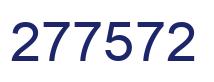 Number 277572 blue image