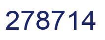 Number 278714 blue image