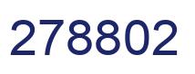 Number 278802 blue image