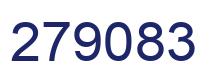 Number 279083 blue image