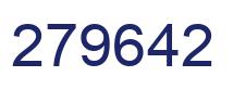Number 279642 blue image