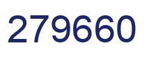 Number 279660 blue image