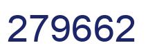 Number 279662 blue image